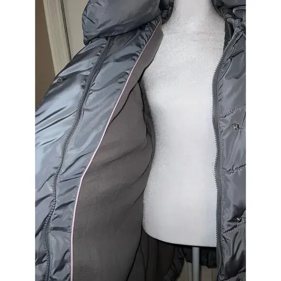 Steve Madden Womens Plus-size Chevron Puffer Jacket Sz 2X, Gently Used - Picture 6 of 10